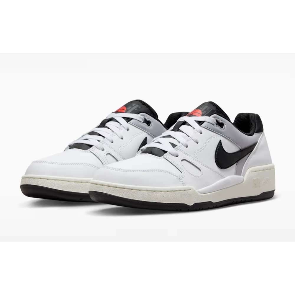 Nike® (Men's 9) Full Force™ Low Sneaker‎ in White/Pewter/Sail/Black